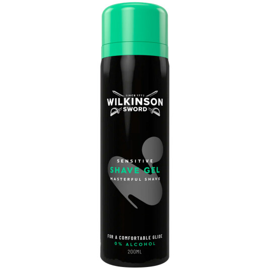 Barbergel Wilkinson Sword Sensitive 200 ml.
