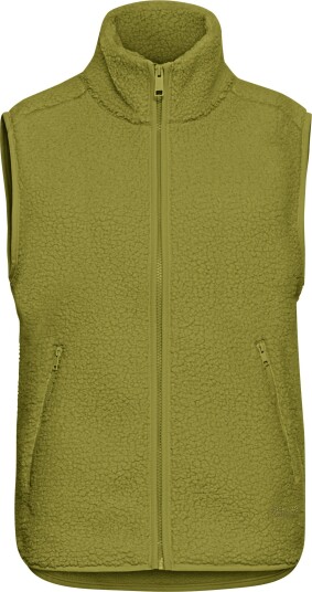 Jack Wolfskin Women"s High Curl Vest Khaki Green, XXL