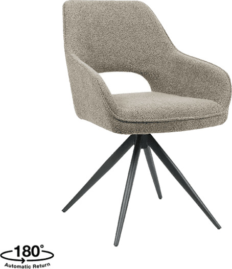 Trend Collection Finley Spisestol – Natur Bouclé Trend Collection Finley Spisestol – Natur Bouclé
