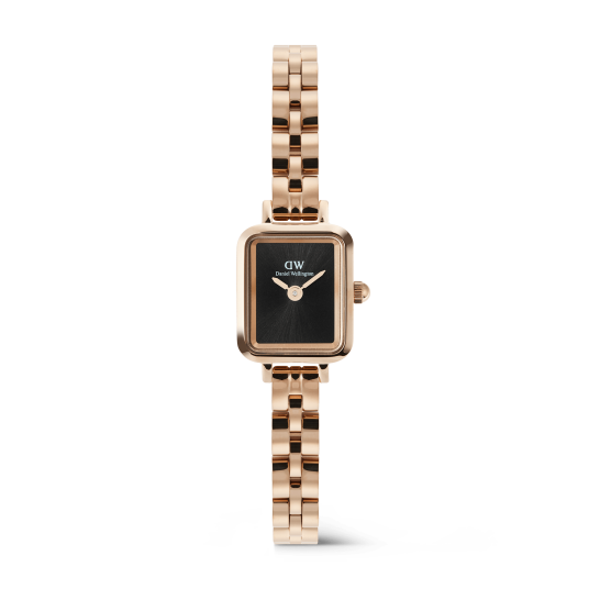 Daniel Wellington DW Watch Quadro Mini Arch 3 link Onyx Sunray Rose Gold 15.4X18.2mm Daniel Wellington DW Watch Quadro Mini Arch 3 link Onyx Sunray Rose Gold 15.4X18.2mm