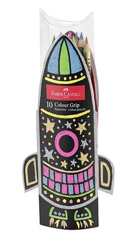 Faber Castell Fargeblyant Rakett Faber 10 Stk