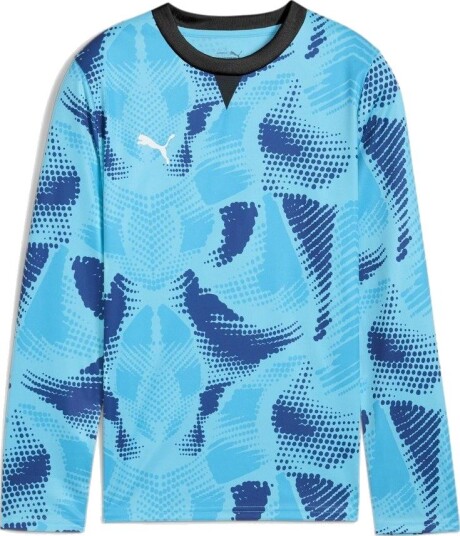 PUMA Keeperdrakt Teamtarget Bright Aqua/PUMA Svart Barn L/S 152 cm