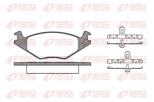 Bremseklosser REMSA 0171.20