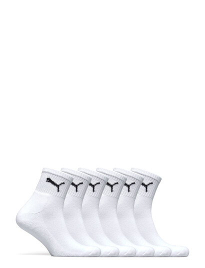 PUMA Puma Short Crew 6P Unisex Ecom - White - 39-42