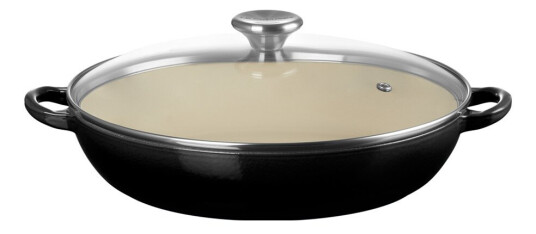 Le Creuset Buffetgryte med glasslokk 3,5L/30 cm black Le Creuset Buffetgryte med glasslokk 3,5L/30 cm black