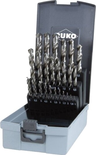 Ruko 25 Deler HSS-G Boresett for Metallspiralbor - Elektroverktøy Tilbehør Ruko 25 Deler HSS-G Boresett for Metallspiralbor - Elektroverktøy Tilbehør