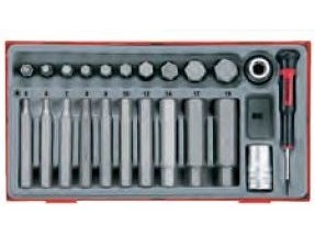 Tengtools Twist Bit Set Teng Tools Tthex23 23 Stk. Tengtools Twist Bit Set Teng Tools Tthex23 23 Stk.