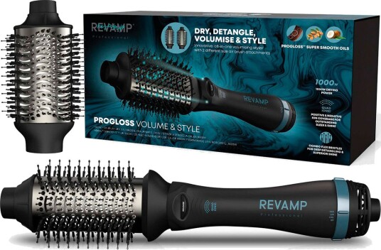 Revamp DR-2500-EU Progloss Volume & Style varmluftsbørste (1000W) Revamp DR-2500-EU Progloss Volume & Style varmluftsbørste (1000W)