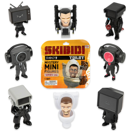 Skibidi Toilet S1 Mini Overraskelsesfigur