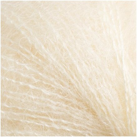 Järbo Fin Mohair Silke Garn 30 Transparent Gul