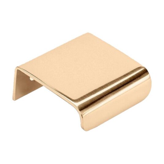 BESLAG DESIGN LIP 40 MM PROFILHÅNDTAK UBEHANDLET MESSING 343450-11