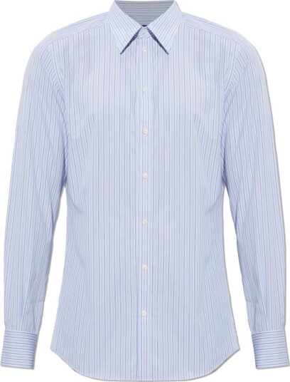 Dolce & Gabbana Herre Skjorter Blå 3XL, Dolce & Gabbana Herre Skjorter Blå 3XL,