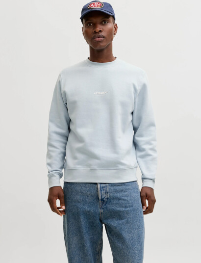 Jack & Jones Jjesoho Sweat Crew Neck Noos   Blue   L