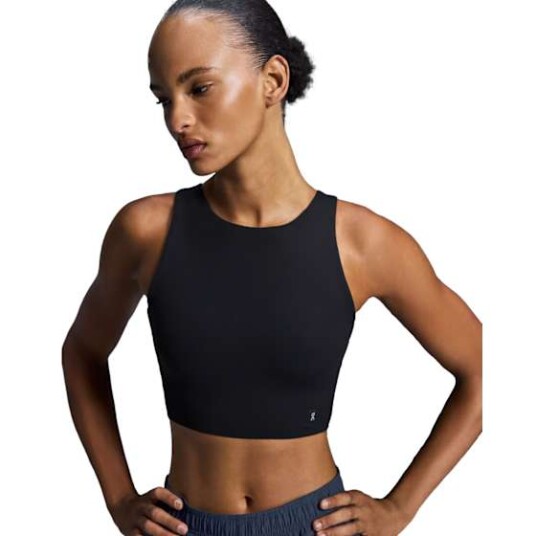 On Core 2-in-1 Crop Dame Black M