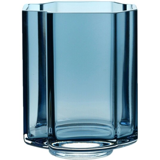 Louise Roe Funki Light Asymmetric Vase 13 cm Blå Louise Roe Funki Light Asymmetric Vase 13 cm Blå