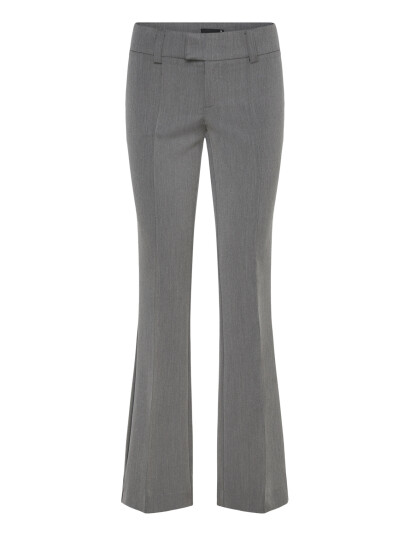 Gina Tricot Low Waist Bootcut Trousers - Grey - 38 Gina Tricot Low Waist Bootcut Trousers - Grey - 38