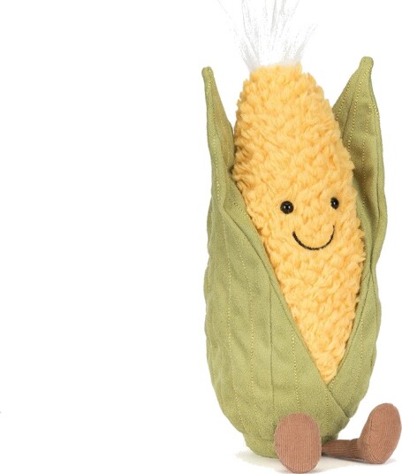 Jellycat | Amuseables Sweetcorn | Gul/Grønn | Medium