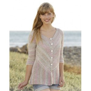 Crayons Cardigan by DROPS Design Jakke Strikkeoppskrift str. S XXX Small
