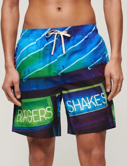 Superdry Photographic 17 Swim Short Multi/patterned M Superdry Photographic 17 Swim Short Multi/patterned M