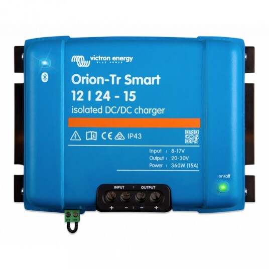 VICTRON Orion TR Smart DC DC Lader 12 24V 10A Galvanisk isolert. VICTRON Orion TR Smart DC DC Lader 12 24V 10A Galvanisk isolert.