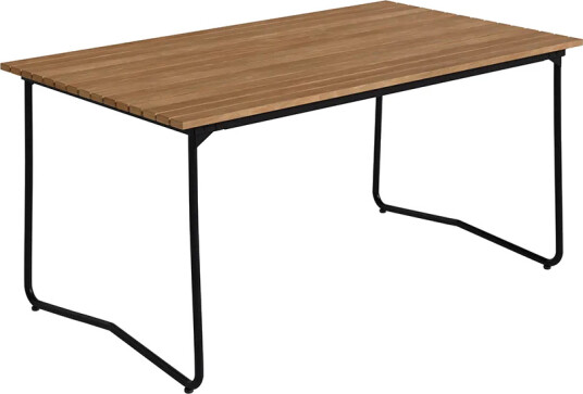 Grythyttan Stålmöbler Bovik bord 150 Teak / Svart Grythyttan Stålmöbler Bovik bord 150 Teak / Svart