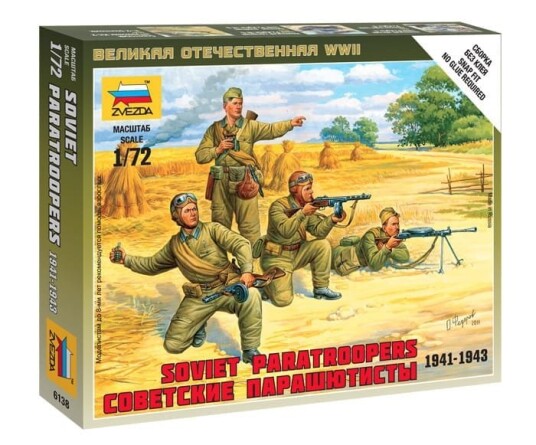 Zvezda 1/72 Soviet Paratroopers 1941-1943