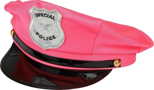 Joker Neon Rosa Politihatt 97620