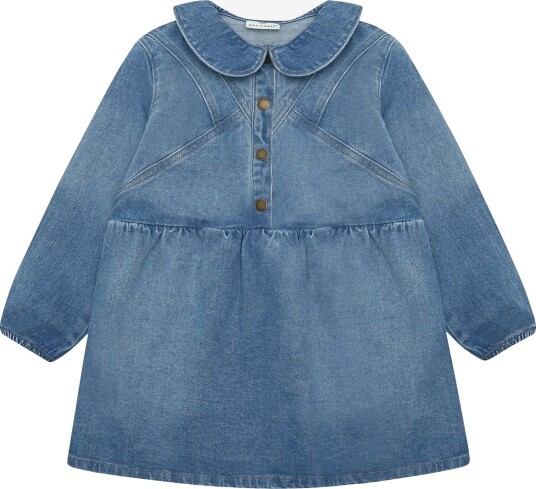 En Fant Dress Denim   LIGHT BLUE DENIM   92