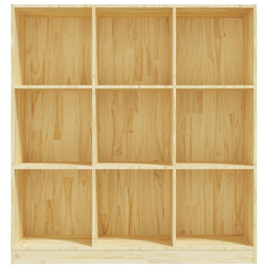 vidaXL Bokhylle/romdeler 104x33,5x110 cm heltre furu