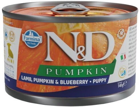 Farmina N&D Dog Lamb & Pumpkin Puppy S 140 G 140 G Farmina N&D Dog Lamb & Pumpkin Puppy S 140 G 140 G