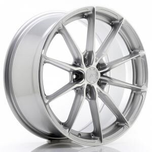 Japan Racing JR37 Silver Machined Face 10x20 5/112 ET35 B66