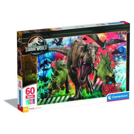 Clementoni Maxi Puslespill 60 Brikker Jurassic World