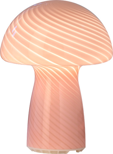 Veli Line Mushroom oppladdningsbar bordlampe rosa