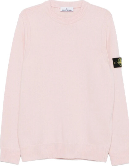 Stone Island, Herre, Strikkevarer, Rosa, XL,