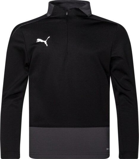 PUMA Treningsskjorte teamGOAL 23 1/4 glidelås Svart/Grå Barn størrelse YS/128 cm