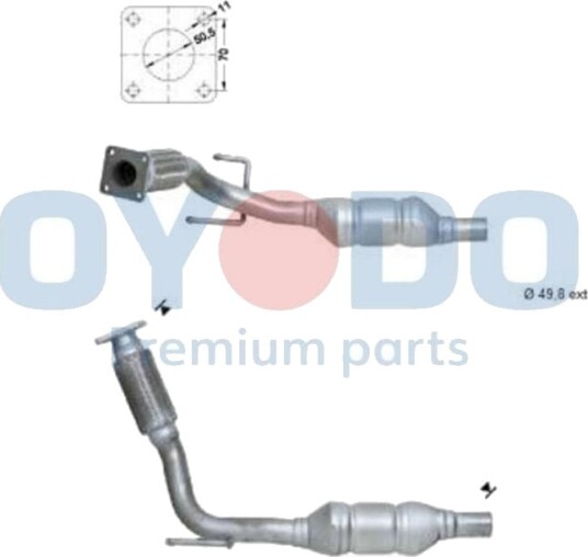 Katalysator Oyodo 20N0067 OYO