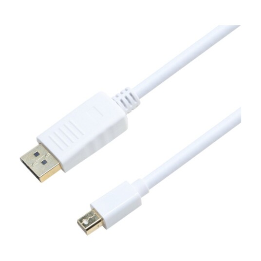 ELETRA DP1.2 M - MINI DP M 3M KABEL, HVIT