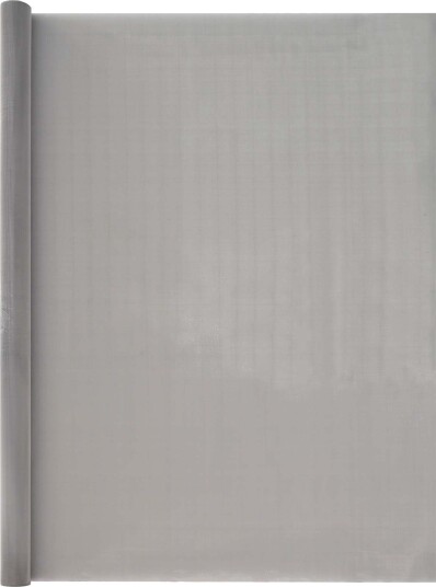vidaXL Maskeskjerm 100 x 2000 cm 120 Mesh Rustfritt stål 201 Sølv