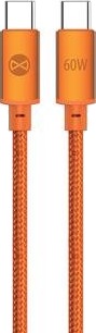 C2g Forever Kabel Saffron Usb-C Usb-C 1,0 M 60W Oransje