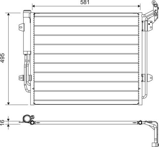 Kondensator VALEO 814157 Kondensator VALEO 814157