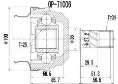 Drivledd PROCARO 77-OP-040
