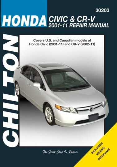 Honda Civic & Cr-V ('01-'11) (Chilton) Av Haynes Publishing Honda Civic & Cr-V ('01-'11) (Chilton) Av Haynes Publishing