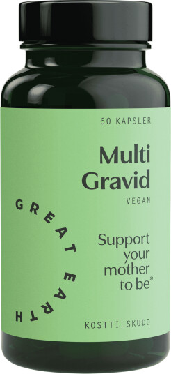 Great Earth Multi Gravid kapsler, 60 stk.