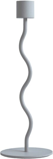 Cooee Design Curved Lysestake 23 cm Pale Blue i Rustfritt Stål