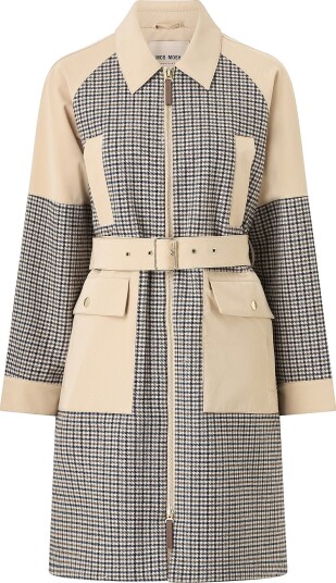 MOS MOSH Kåpe mmAline Check Beige