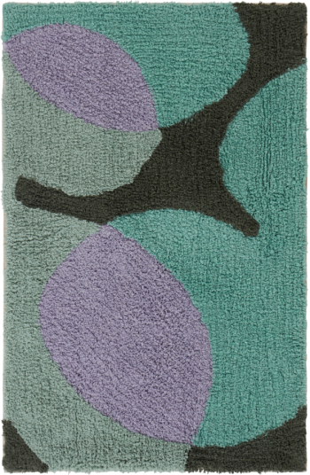DELORES badematte Grå/lilla 80X120