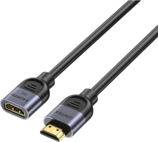 Unitek Skjøtekabel Hdmi M Hdmi F 2.1 8K 2M