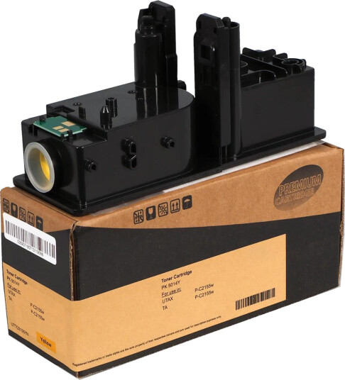 TB Toner PK-5014Y Gul (2.200 sider) erstatter Utax 1T02R9AUT0 TB Premium toner
