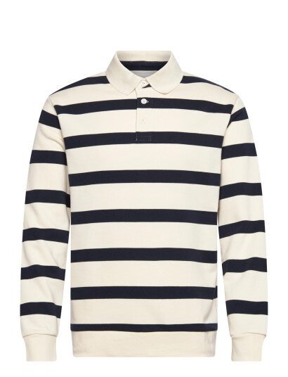 Lindbergh Striped Polo Sweatshirt L/S   Multi/patterned   XL