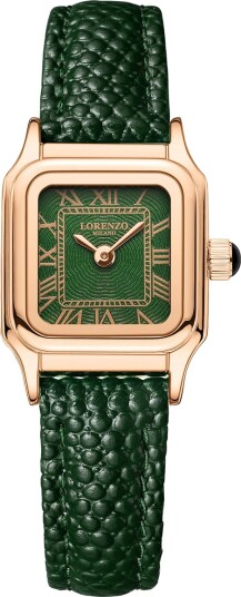 Lorenzo Vanessa Cuoio Oro Rosa Verde